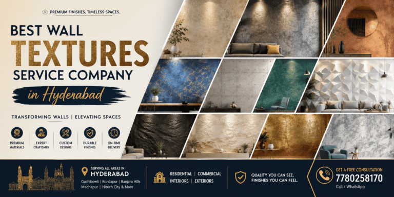 Best wall textures service company in Hyderabad