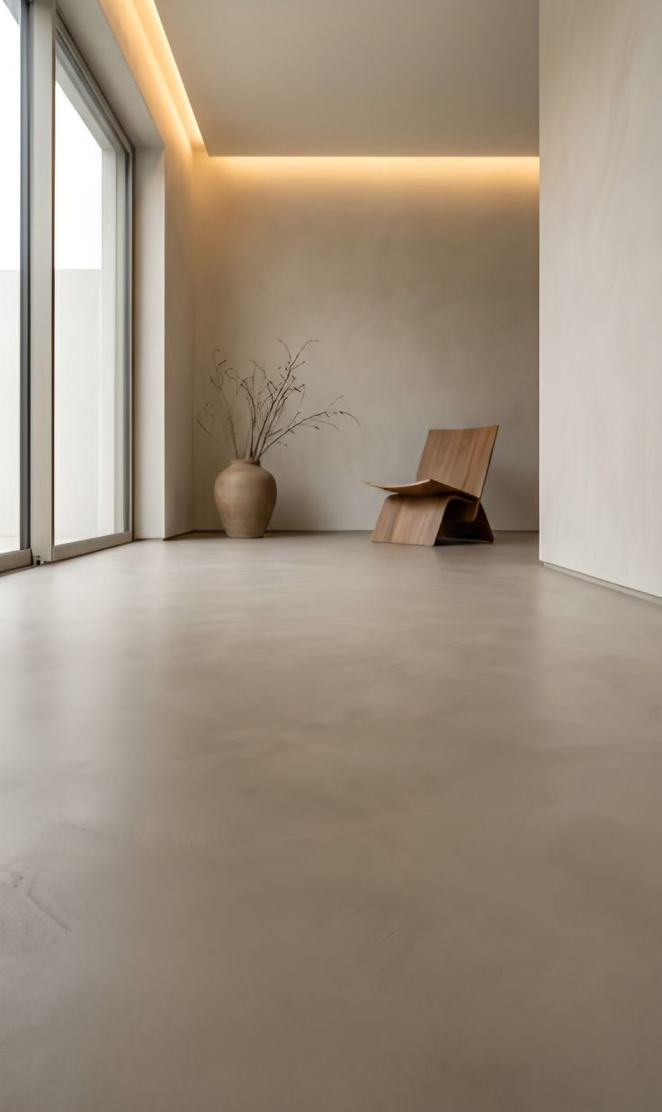 Seamless Microcement Flooring for a Clean, Modern Luxury Look